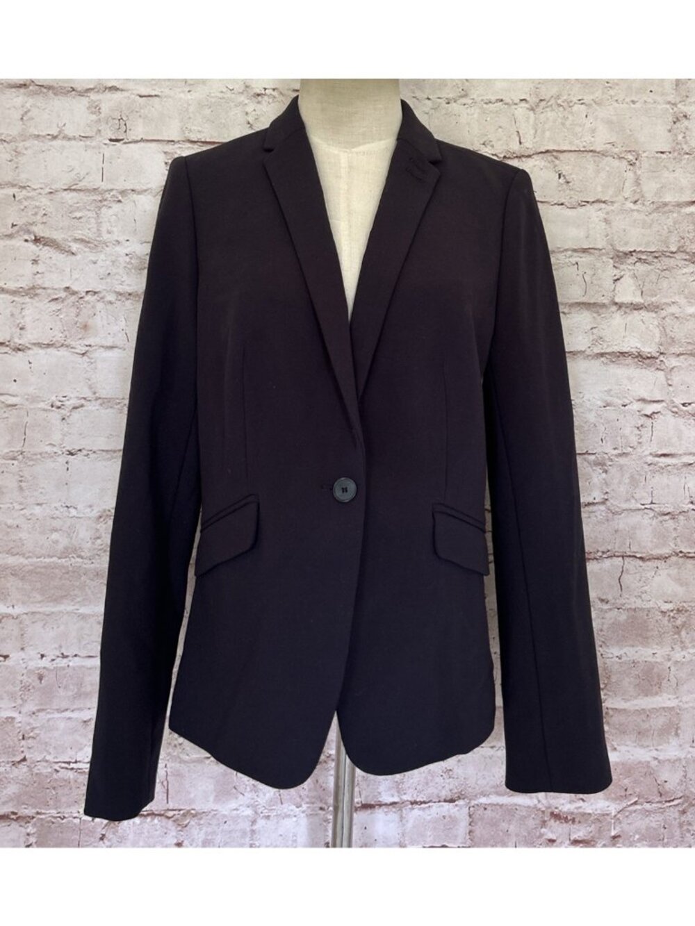 The Limited Luxe Blazer Jacket Womens Size 8 Navy Career Academia NEW